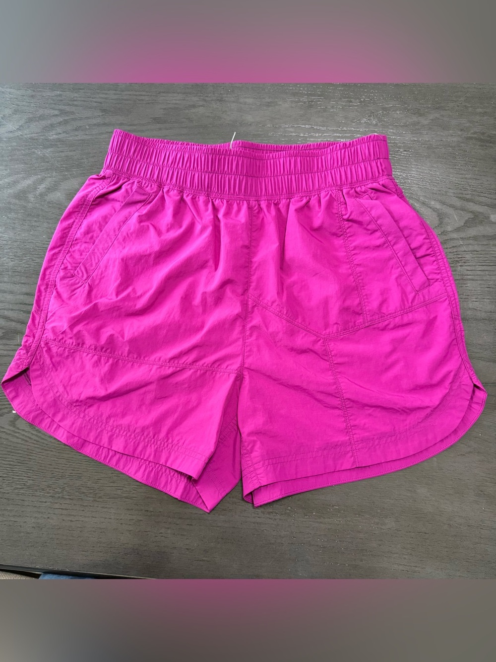 Free People Movement Running Shorts Pink Nylon Athletic Women Size S NWOT